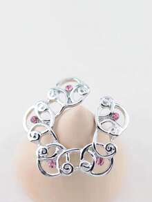 2 件装非穿孔夹式乳环，可调节悬垂式 CZ 乳房饰品，适合女士不锈钢仿穿孔饰品 - 乳環夾 - 查看 9