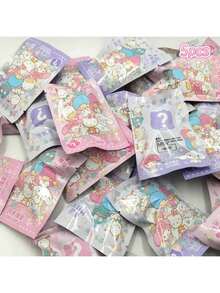 Set de 3 bolsas ciegas con borradores 3D de Sanrio Kulomi, Melody, Jade Guigou. Bolsas sorpresa con borradores desmontables de la serie Sanrio, puede haber estilos que no se muestren en la imagen.