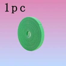 Self-Adhesive Plant Tying Tape - Stretchable Hook & Loop Garden Ties, Green Flexible Garden Supports, Plastic Tree Support Tape For Securing Plants, 393.7 Inch Length, Suitable For Vines, Stems And Cables, Multipurpose Hook & Loop Tape, Ensures Gardening Tasks, Flexible Design, Easy To Apply Tape - Mint Green - View 9