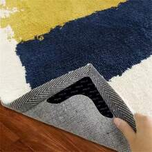 2Set (4pcs/Set) Anti Slip Rug Underlay Non Slip Rug Grippers Mat For Carpets To Stop Sliding - Black - View 6
