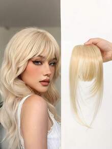 1 pieza Gorro con peluca con flequillo y botón ajustable, ajuste perfecto en el cuero cabelludo, ideal para mujeres. Esta peluca con tema de fantasía es adecuada para ir y venir y viajar. Incluye pinzas para el cabello, horquillas y otros accesorios. - Multicolor - Ver 8