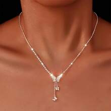 Women Collar & Accessories Set - 銀 - 查看 4