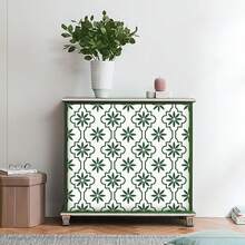 MORCART 20-Piece Peel-And-Stick Floor Tiles, 7.8" X 7.8" Vinyl Flooring, Waterproof And Removable. DIY Flooring Suitable For Bathrooms, Kitchens, Fireplaces, Pet Houses, Stairs, Bedrooms, And Walls.(Green) - 綠色 - 查看 5