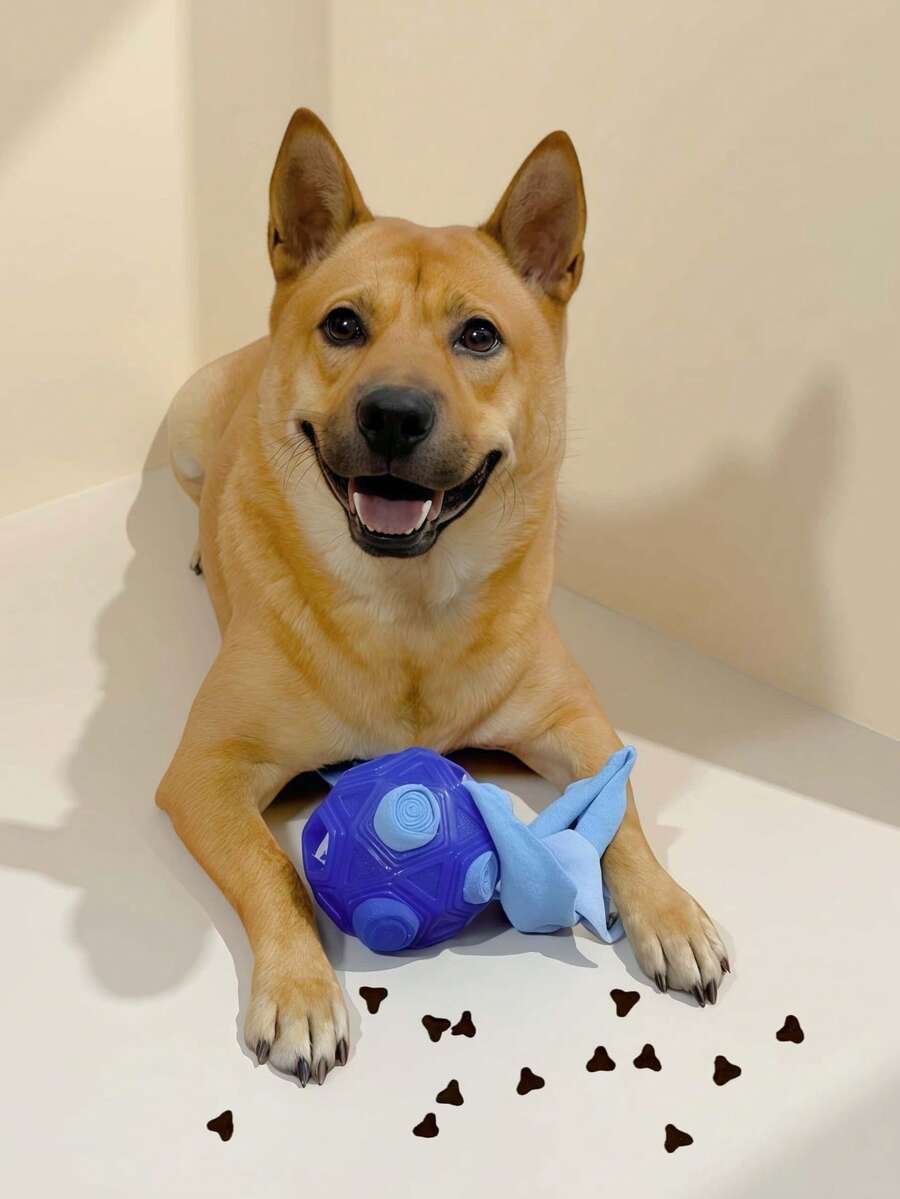 Indestructible Snuffle Mat Puzzle Feeder Toy, Interactive Slow Feeding Pad For Small, Medium, Large Dogs, Scent Training Puzzle Toys (Blue) - Multicolor - View 1