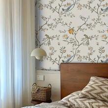 1 Cuộn Giấy Dán Tường Họa Tiết Cây Chanh & Chim, Hình Dán Hoa, Giấy Dán Tường Tự Dính Bằng Vinyl Chống Thấm Nước, Có Thể Tháo Rời, Dùng Cho Phòng Khách, Bếp, Phòng Tắm, Tủ, Mặt Bàn, Trang Trí Nhà Cửa, Tự Lắp Đặt Dễ Dàng, Kích Thước 45cm*500/300/100cm - Nhiều màu - Xem 8