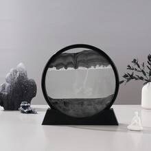 3D Quicksand Art Desktop - Relaxing Dynamic Sand Landscape, Perfect For Home & Office Decor, Durable Plastic(The United States Prohibits )