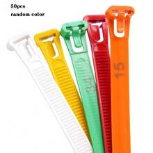 50pcs/Pack 8-28mm Adjustable 6-Color Numbered Poultry Leg Bands, Lightweight & Free Movement, Suitable For Carrying Domestic Fowl Marking