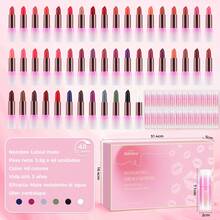 Tendencia48 Set Lapiz Labial Mate Larga Sedoso 3.8g Pintalabio RegaloCalidad premium - Rojo - Ver 3