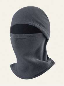 1pc Men's Windproof Face Mask Neck Warmer Ear Protector Beanie Hat For Winter Cycling