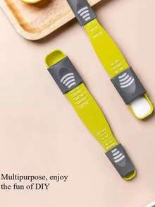 Adjustable Dual-Ended Measuring Spoons Set, 9-In-1 Multi-Purpose Scoops, Wide Measurement Range, Ideal For Baking & Cooking Dry & Semi-Liquid Ingredients - Multicolor - View 8