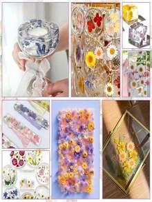 Mini Dried Flowers Are Used For Resin, Small Dried Flowers For Handicrafts, Resin Nails, Bulk Purchase, For Handicraft Making, DIY Epoxy Resin Accessories, Jewelry, Earrings, Soap Making, Candle Making, Etc - Mixed Colors - View 8