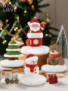 beanlieve Stojak na biurko i telefon z motywem świątecznym, wykwintne opakowanie na prezent, prezent dla niej/niego, kompatybilny z 'em, telefonem z Androidem, prezent urodzinowy, dla rodziny, przyjaciół, na letnie prezenty do łazienki i kuchni, uchwyt na telefon urodzinowy, akcesoria do telefonu, wytrzymały uchwyt nośny - Wielokolorowe - Zobacz 1