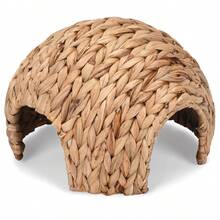 Hand-Knitted Exotic Pet Enclosures, Including Hamster And Goldfish-Shaped Tunnels, Hedgehog Hiding Passages, And Themed Landscape Decorations For Toy Animals.