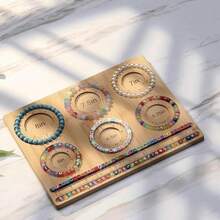 Beading Board For Jewelry Bracelet Making, DIY Jewelry Beads Board Tray, Bracelet Making Design Mat For Freelance Workshop Studio,Jewelry Organiser,Jewelry Box,Diamond Art (Inch Borad) - Multicolor - View 2