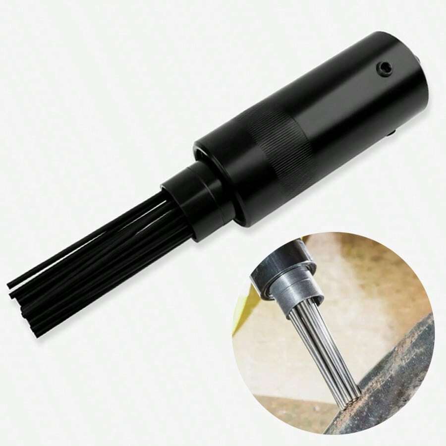 Air Needle Descaler Attachment Air Chisel Hammer Removes Paint & Rust - Black - View 1