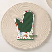 Guantes de cocina navideños resistentes al calor y antideslizantes para hornear y asar. - Multicolor - Ver 5
