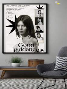 1 PIEZA Póster de Gracie Abrams - "Good Riddance" | Arte de pared minimalista de pop - Multicolor - Ver 3