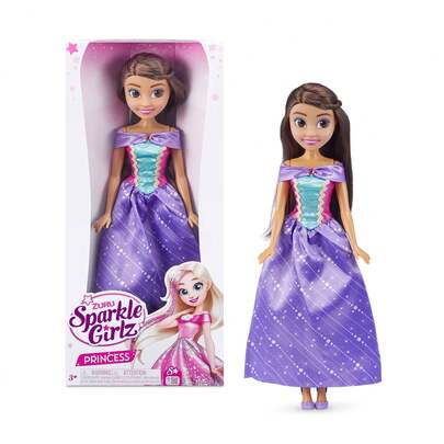 ZURU Sparkle Girlz Princess-18in -Pretend Play Toys-Purple