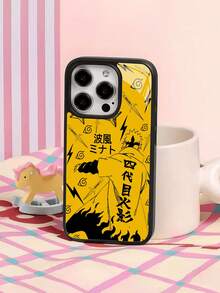 Funda para teléfono con diseño de shuriken de . Compatible con teléfonos ,  17,  16 Pro Max,  15 Pro Max,  13 y  12. Fabricada en TPU para una protección eficaz contra golpes y caídas. Un regalo ideal para familiares, amigos, seres queridos, parejas y para Navidad. - Negro - Ver 4