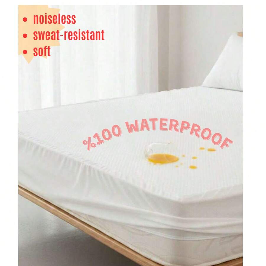 Discover The Secret To A Clean, Comfortable Bed – 100% Waterproof Mattress Protector – Soft, Breathable, Noise-Free – Perfect Fit For Single & Double Beds Available In 120x200 Cm, 160x200 Cm, And 180x200 Cm Sizes To Perfectly Fit Both Single And Double Beds.