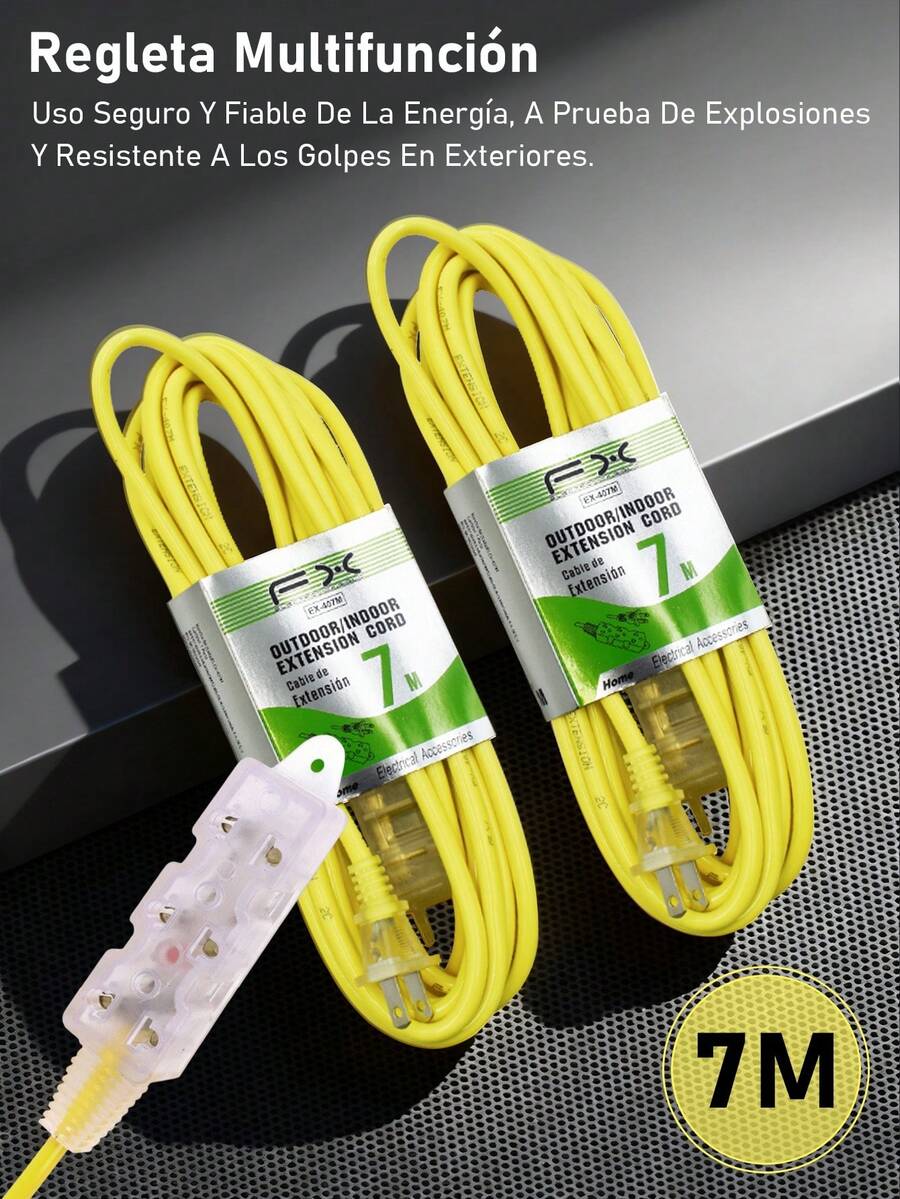 Extension Cords - 7 Metros--2 Piezas - View 1