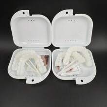 6 pièces/4 pièces Surplombs dentaires blancs réglables - Protège-dents supérieurs et inférieurs confortables pour hommes et femmes - Facile à nettoyer, apparence naturelle - Idéal pour les fêtes, les anniversaires et l'utilisation quotidienne - Protection des dents toute saison, protection des dents pour les fêtes, apparence naturelle, protège-dents réglables, blanchiment des dents