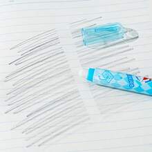 1 Set Princess Style Ruler, High-Quality Student Ruler Set, Complete Set Including Triangle Ruler, Christmas Stocking Stuffer, Christmas Gift, Christmas Decoration - Multicolor - View 3