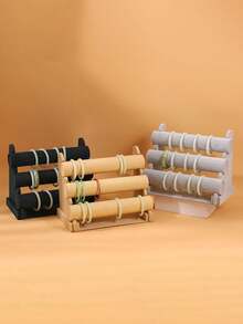 This 1-Piece 3/4/5-Tier Rotating Jewelry Organizer Is Suitable For Earrings, Hair Clips, Headbands, And Other Accessories. Its Simple And Elegant Design Combines Jewelry Storage, A Ring Holder, A Necklace Box, And A Rotating Jewelry Rack In One Unit