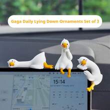 Đồ trang trí hình vịt dễ thương mới, hình vịt nằm, trang trí bảng điều khiển (kèm băng dính) dùng hàng ngày. - Nhiều màu - Xem 14