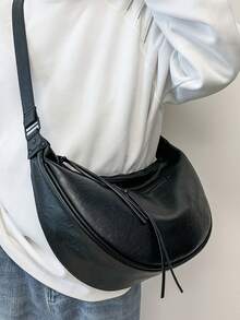 大容量手提包，简约黑色手提包，适合旅行、通勤、工作、上学，男士时尚礼品 - 黑色 - 查看 3