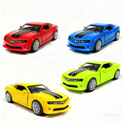 1:36 雪佛兰科迈罗跑车玩具模型，合金材质，生日礼物 - 圣诞礼物，完美礼物 - 礼品