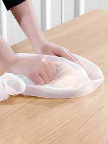 1pc A Silicone Bag, A White Flour Mixer And Family Bread And Dough Can Be Used To Knead 6 Pounds Of Flour - Multicolor - View 5