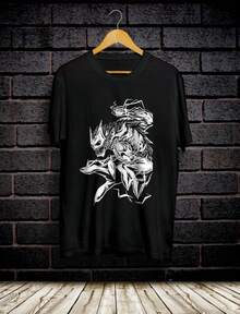 Kaiju No 8 Attack T-Shirt - 黑色 - 查看 1