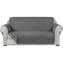 Polyblanc Cubre Salas 3 Piezas, 2 Vistas, capitonado. (Terracota) | Fundas para sillones | Cubre Sillon | cubresala 3 Piezas(Trujillo) - Multicolor - Ver 6
