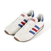 Adidas Didas 男款新款德國訓練鞋 戶外經典百搭 T-Toe 復古運動休閒鞋 - 白色/紅色/藍色 - 查看 5