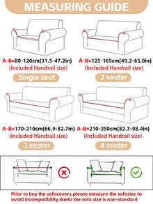 1pc All-Season Sofa Cover, 3D Textured & Full Protection Elastic Slipcover, Modern Minimalist For Living Room And Bedroom