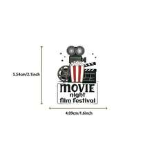 50pcs Retro Movie Stickers, Cartoon Y2K Stickers, Fun Stickers, Aesthetic Stickers, Art Stickers, Cool Stickers, Waterproof Vinyl Stickers, Suitable For Laptop, Phone, Car, Skateboard, Water Bottle, Scrapbook, Computer, Diary - Cinema - View 4