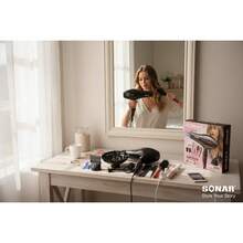 lucyhome, 11 in 1 hair dryer,professional dryer with 2 speeds,with normal temperature air and hot air. - Tipo de Enchufe A USA (110-127V) - Ver 2