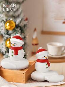 beanlieve Stojak na biurko i telefon z motywem świątecznym, wykwintne opakowanie na prezent, prezent dla niej/niego, kompatybilny z 'em, telefonem z Androidem, prezent urodzinowy, dla rodziny, przyjaciół, na letnie prezenty do łazienki i kuchni, uchwyt na telefon urodzinowy, akcesoria do telefonu, wytrzymały uchwyt nośny - Wielokolorowe - Zobacz 2