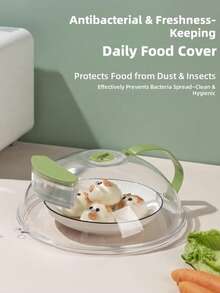 微波炉食物盖，微波炉防溅蒸盖，带把手升级版微波炉食物盖，透明餐盘盖，防溅罩，炊具盖，必备厨房工具 - 彩色 - 查看 2