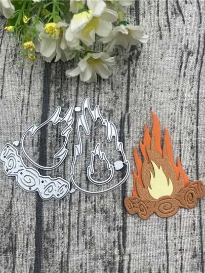 1pc Metal Cutting Mold For Firewood, Planner Knife Mold Material, DIY Cutting Book Embossing Cutting Knife Mold, Handicraft Metal Mold, Die-Cutting Envelope For Making Cards, Album Cards, Embossed Paper Crafts, Album Stamps, Cards, Birthday And Holiday Gifts, Suitable For Collage Artists And Paper Art Enthusiasts