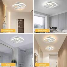 1pc LED Ceiling Light - Modern Pendant Lamp For Hallway, Bedroom Decor & Kitchen, Home Decor & LED Lights, Fixture For Foyer, Bathroom, Staircase - Three Colors Of Light - View 11