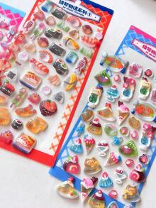 Bộ sticker 3D hoạt hình dễ thương bằng nhựa epoxy | Thích hợp cho ốp điện thoại, laptop, máy tính để bàn, sổ tay, lịch, cốc, tủ lạnh, túi du lịch và các đồ thủ công trang trí DIY khác, sticker laptop, phụ kiện lịch, thẩm mỹ đáng yêu, sticker trang trí, bề mặt mịn, nhựa chất lượng cao, sticker thủ công, sticker tự dính, dành cho người yêu thích văn phòng phẩm, người đam mê DIY. - Nhiều màu - Xem 4