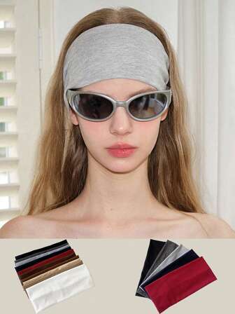 Wide Solid Color Sports Casual Elastic Headband, Minimalist Daily Versatile Soft & Non-Irritating Hair Band, Decorative Headband For Women,Stocking Stuffers,Stocking Fillers,Stocking Stuffers For Women,Stocking Fillers Women,Christmas Gifts,Gifts,Christmas Stocking Fillers,Gifts For Women,Gift,Christmas Gift,Stocking Stuffers For Adults,Stocking Fillers For Adult,Hair Stuff,Women's Accessories,Stocking Stuffer,Coming-Of-Age Hair Accessory,Christmas Hair Accessories,Gift Ideas For Women,Beauty Stocking Fillers,Christmas Gifts For Women