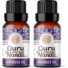 GuruNanda Lavender Essential Oil, 100% Pure, Natural &Amp; Undiluted Aromatherapy Oil For Diffusers, Massage &Amp; DIY Recipes, Aids In Feeling Of Relaxation And Calmness (2X0.5 Fl Oz) - ColorD - 查看 1