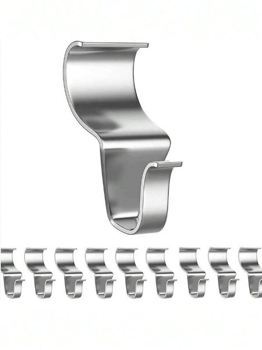 Lot de 1/5/10 crochets pour revêtement vinyle, crochets de suspension en acier inoxydable, crochets sans perçage pour décorations extérieures