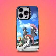 Funda de teléfono BocchtheRockAnme para iPhone 16, 15, 14, 13, 12, 11, 11 Pro, 11 Pro Max, SE4, XS, 17 Air, cubierta negra mate de caramelo para iPhone 17 Air - Z4 - Ver 11