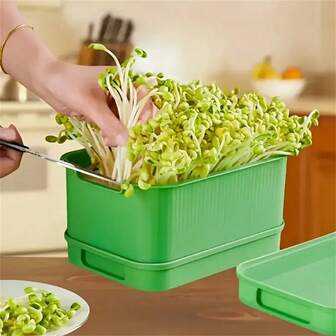 【水培套件】水培育苗套件 | 无土栽培，包含一套育苗盆和量杯，适用于家庭蔬菜豆芽孵化和繁殖