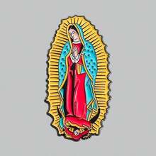 1pc/3pcs Religious Commemorative Enamel Metal Badge Set - Cross, Virgin Mary, Jesus Enamel Brooch For Clothing, Backpack, Daily Wear - Multicolor - View 10