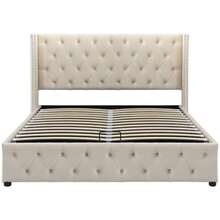 Bed Frames - Beige + Velvet - View 4